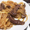 ノビル's cooksnap of when they made 豚ハツと玉ねぎの味噌炒め.