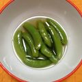 ぷちゼリー's cooksnap of when they made 簡単絶品・スナップエンドウの白だし煮.