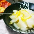 かおりかざり's cooksnap of when they made レンジ15分！柚子入り白だし☆大根の煮物.