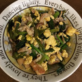 ✳︎チーズ好き✳︎'s cooksnap of when they made 小松菜と卵の豚肉炒め (糖質オフ).