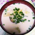 70minto's cooksnap of when they made さつまいもと白菜の味噌汁〜牛乳隠し味〜.