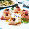 かおりかざり's cooksnap of when they made 梨や林檎で生ハム巻き♪バルサミコソース.