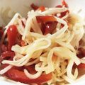 ミレーちゃん's cooksnap of when they made 大根とパプリカのおもてなし塩ナムル.