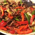 Katter's cooksnap of when they made 牛肉とスナップえんどうのオイスター炒め.
