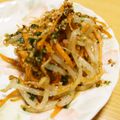 ＊実月＊'s cooksnap of when they made レンチン【もやしと人参の優しいナムル】.