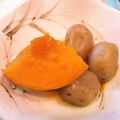 おりんぴあ's cooksnap of when they made かぼちゃ、こんにゃく、ひじきの煮物.