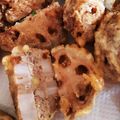 アックル's cooksnap of when they made れんこんのはさみ揚げ.