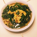 coco1105's cooksnap of when they made ほうれん草、ふわふわ玉子のあんかけ.