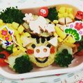 ちび姫ちゃん's cooksnap of when they made 簡単！可愛い♪キャラ弁当☆ぶたちゃん弁当.