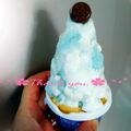 ミニcooking's cooksnap of when they made 夏だ☆ガリガリ君でソーダソフトクリームஐ.