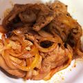 さとあり！'s cooksnap of when they made 豚コマと玉ねぎの食べラー&焼肉のタレ炒め.