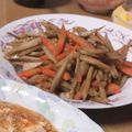 strife's cooksnap of when they made ごはんに合う！濃い味きんぴらごぼう☆.