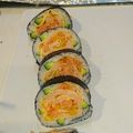 サあヤ's cooksnap of when they made 子供も！薔薇の恵方巻き（花の太巻き）.