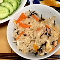 とも13's cooksnap of when they made ツナきのこ炊き込みご飯☆めんつゆで簡単♪.