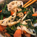 あおちゃんすの部屋's cooksnap of when they made シャキシャキ蓮根とほうれん草の胡麻和え.