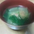 シロぶぅ's cooksnap of when they made チンゲン菜のオイスター中華スープ.