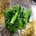 Marmo's cooksnap of when they made 菜の花の麺つゆお浸し.