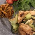 ビトク's cooksnap of when they made 鶏胸肉とチンゲンサイのオイマヨ炒め.