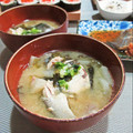 イベ長's cooksnap of when they made 旨い！魚のアラ汁❀.