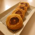 北海道伯爵's cooksnap of when they made カボチャと片栗粉の焼き団子.