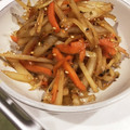 narida's cooksnap of when they made 簡単！節約！人参、大根の皮できんぴらさん.