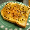 卯月のうさぎ２０１４'s cooksnap of when they made ✿キウイジャムトースト✿.