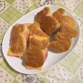 ☆haru_mi☆'s cooksnap of when they made ❁コアラパン♡ハムチーズサンド❁.