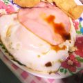 choco831's cooksnap of when they made ハムが固くならないハムエッグ♡.