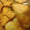 kk01's cooksnap of when they made 鶏手羽元と厚揚げと白菜の煮物.