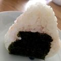 chako33's cooksnap of when they made めんたいクリームチーズおにぎり.
