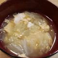 ららん桜's cooksnap of when they made 簡単★くたくた白菜とふわふわ卵のスープ.