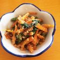 うまいぞー！'s cooksnap of when they made 子供&春菊苦手さんのための春菊和え物.