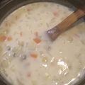 Lucysan's cooksnap of when they made 疲労予防！簡単、美味しいクラムチャウダー.