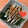 はにぴこ's cooksnap of when they made ほうれん草のおひたし＋マヨ七味.