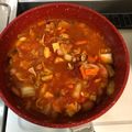ひなあいりグランマ's cooksnap of when they made 簡単！たっぷり野菜のミネストローネ♬.