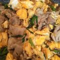 せやのん's cooksnap of when they made 節約レシピ！ 豚コマ入りニラ玉.