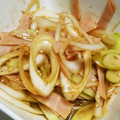 犬好き、ななんです。's cooksnap of when they made 簡単おつまみ❗長ネギとハムの醤ラー油和え.
