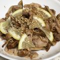 yummy?'s cooksnap of when they made きのこと豚肉☆胡麻レモン炒め.