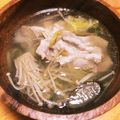 kuni02's cooksnap of when they made ごぼう香る豚肉と白菜のジンジャースープ.