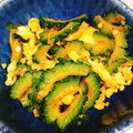 さおさん☆'s cooksnap of when they made ゴーヤの卵炒め♪オイスターソースで♪.