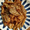 rrr0808's cooksnap of when they made ゴボウと豚肉の味噌炒め.