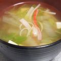 こむぎぱくぱく's cooksnap of when they made カニカマと白菜のスープ.