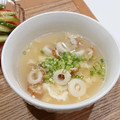 パンダ達の母です。's cooksnap of when they made 余り物で！ちくわと卵のスープ♪.