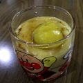 鳳蝶Ageha's cooksnap of when they made 簡単リメイク★栗きんとんプリン.