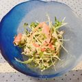 yesmama's cooksnap of when they made ミネラルたっぷり♪空心菜新芽と豆腐サラダ.