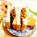 ももちゃんのれしぴ's cooksnap of when they made シンプル焼きそばパン.