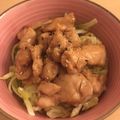 チュンLondon's cooksnap of when they made 鶏むね肉の焼鳥風の焼肉.