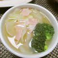 ジョングレ's cooksnap of when they made 簡単！新たまねぎトマトスープ.