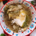 ペペルトポロン's cooksnap of when they made レタス丸ごと使用！シンプルレタススープ.