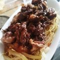 kyoka2007's cooksnap of when they made ビーフバター焼きパスタ.